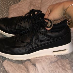 Leather nikes